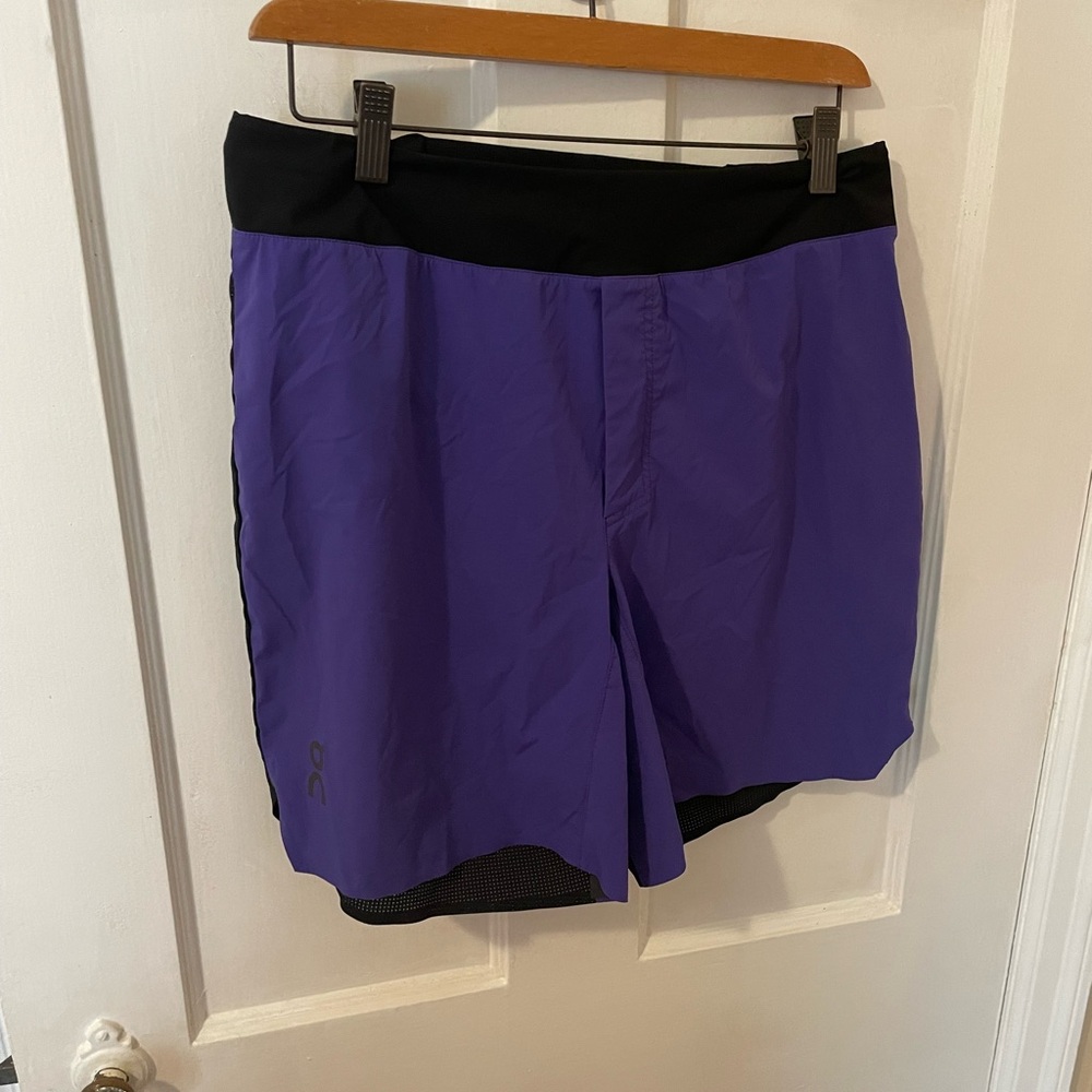 On Running Men’s Lightweight Running Shorts Purple